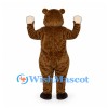 Chipmunk Mascot Costume in Brown with Cream Belly and Cheeks