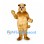 Beaver Mascot Costume in Golden Brown with Buck Teeth and Flat Tail