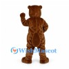 Squirrel Mascot Costume in Brown with Large Curled Tail