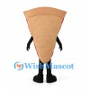 Pizza Slice Mascot Costume with Pepperoni and Cheese Details