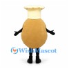 Pizza Oven Mascot Costume with Round Body and Chimney Top
