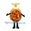 Pizza Oven Mascot Costume with Round Body and Chimney Top