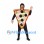 Pizza Slice Mascot Costume with Vegetable Toppings and Open Face
