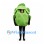 Lettuce Mascot Costume in Green with Layered Leaves