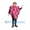 Grape Mascot Costume with Purple Cluster Body and Matching Hat