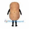 Potato Mascot Costume in Tan with Open Face Design