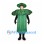 Broccoli Mascot Costume in Green with Tall Stalk and Leaf Crown