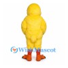Chick Mascot Costume in Yellow with Orange Beak and Feet
