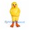 Chick Mascot Costume in Yellow with Orange Beak and Feet