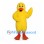 Duck Mascot Costume in Yellow with Orange Bill and Webbed Feet