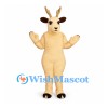 Antelope Mascot Costume in Tan with Small Branching Horns