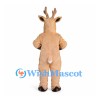 Deer Mascot Costume in Tan with Branching Antlers