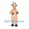 Deer Mascot Costume in Tan with Branching Antlers