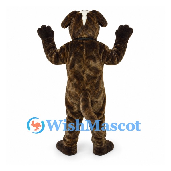 Saint Bernard Dog Mascot Costume with Cream Belly and Neck Barrel