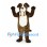 Saint Bernard Dog Mascot Costume with Cream Belly and Neck Barrel