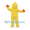 Duck Mascot Costume in Yellow with Orange Bill and Gloves