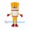 French Fries Mascot Costume with White Cup and Red Shoes