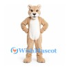 Lioness Mascot Costume in Tan with White Belly