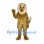 Lion Mascot Costume in Brown with Large Cream Mane
