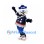 Dog Mascot Costume in Blue and White with Star Sports Jersey
