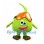 Alien Mascot Costume in Green with Orange Headphones