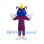 Insect Mascot Costume with Blue Head and Red Blue Striped Body