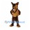 German Shepherd Dog Mascot Costume with Tan Utility Vest