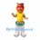 Fruit Character Mascot Costume with Red Head and White Robot Legs