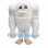 Yeti Mascot Costume in White with Square Body and Long Arms
