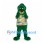 Crocodile Mascot Costume with Colorful Floral Shirt