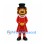 Lion Mascot Costume with Red Ringmaster Coat and Black Top Hat