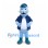 Seal Mascot Costume in Blue with Navy Jacket and Cap