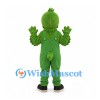 Duck Mascot Costume in Green with Matching Overalls