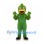 Duck Mascot Costume in Green with Matching Overalls
