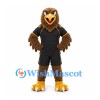 Eagle Mascot Costume with Black Sports Shirt and Shorts