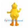 Duck Mascot Costume in Yellow with Black Sunglasses