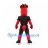Hand Mascot Costume in Red with Black Sports Uniform