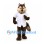 Squirrel Mascot Costume with White Buttoned Shirt and Bushy Tail