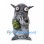 Monster Mascot Costume with Gray Stone Body and Green Pods