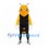 Bee Mascot Costume with Yellow Head and Black Vest