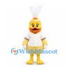 Duck Mascot Costume in Yellow with White Sports Shirt