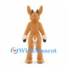 Kangaroo Mascot Costume in Tan with White Chest and Large Ears