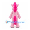 Pony Mascot Costume in Pink with Curly Mane and Tail