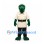 Dinosaur Mascot Costume with Cream Military Tunic and Cap