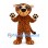 Tiger Mascot Costume in Orange and Black with Round Paws