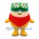 Cartoon Adventurer Mascot Costume in Yellow with Goggles and Red Scarf
