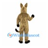 German Shepherd Dog Mascot Costume in Tan with Black Muzzle