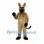 German Shepherd Dog Mascot Costume in Tan with Black Muzzle