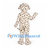 Dalmatian Dog Mascot Costume in White with Dense Black Spots