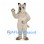 Terrier Dog Mascot Costume in Gray with Shaggy Muzzle